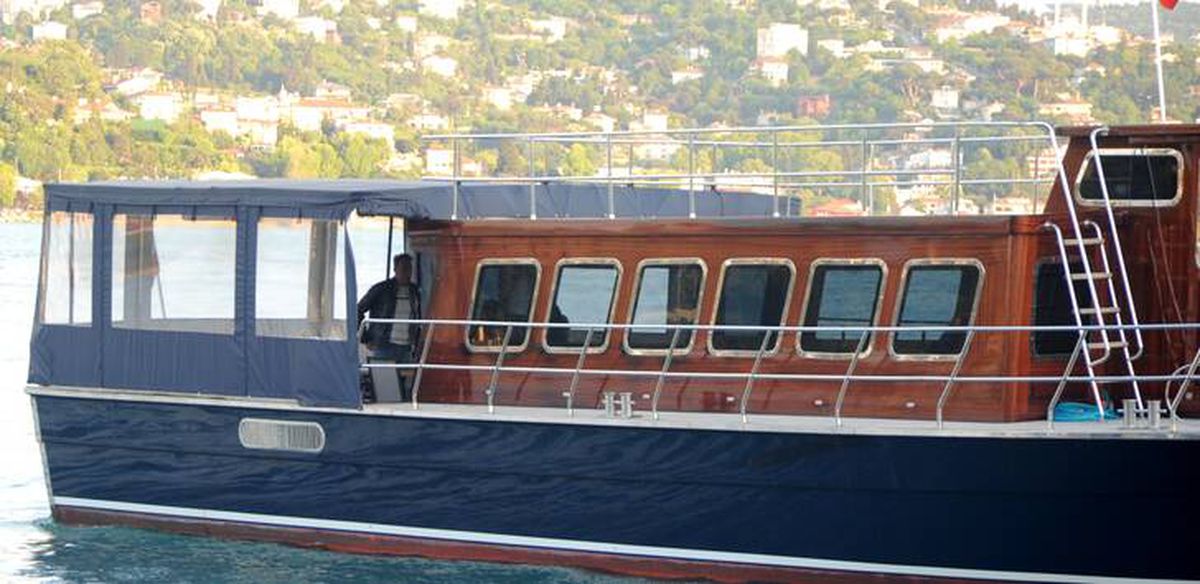 Tekne ile boğaz turu yaptılar