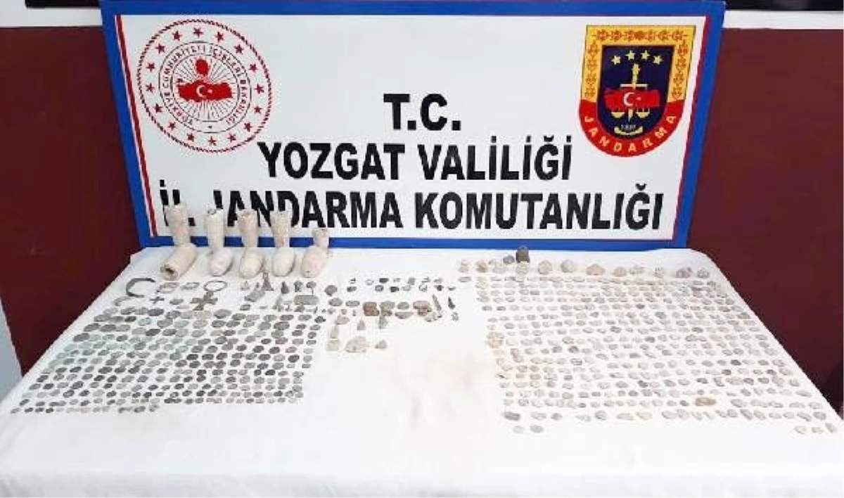 Yozgat\'ta 665 parça tarihi eser ele geçirildi