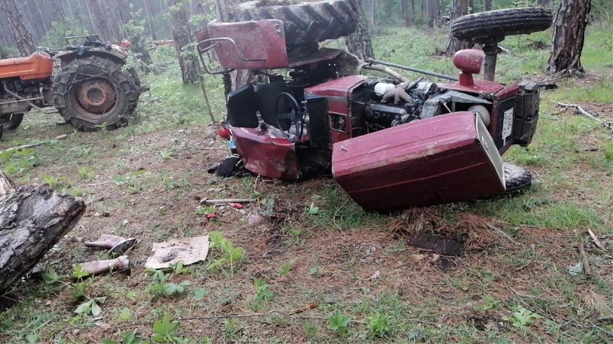 Son dakika 3. sayfa: Kastamonu\'da ormanlık alanda traktör devrildi: 1 Ölü