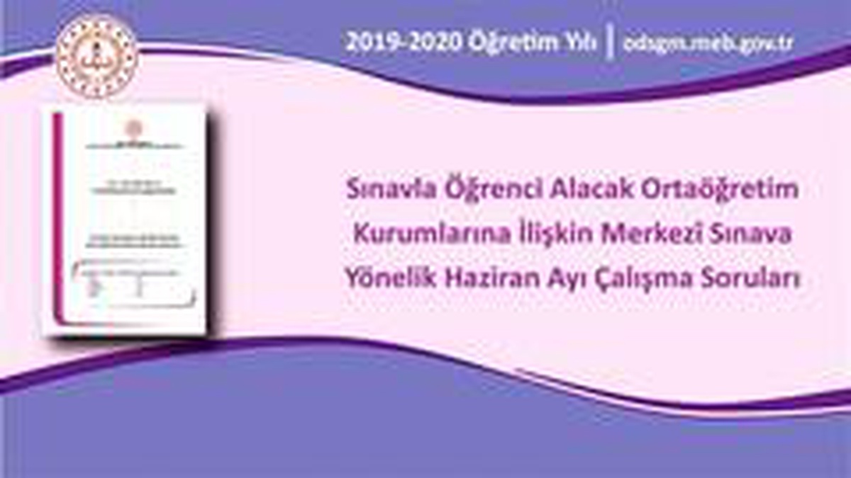 LGS\'ye hazırlanan öğrencilere bin 280 soruluk 4\'üncü destek paketi