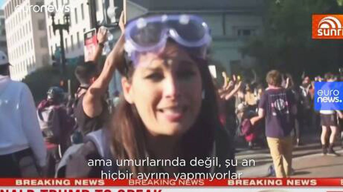 ABD\'de basına yönelik polis şiddeti: \'Bizden neden rahatsız oluyorlar anlamıyorum\'