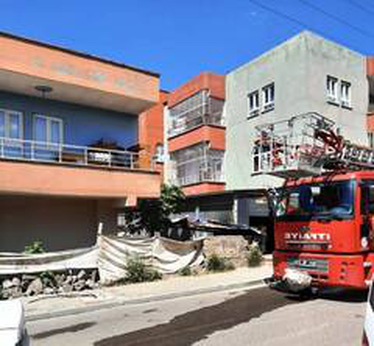 Batman\'da korkutan yangın