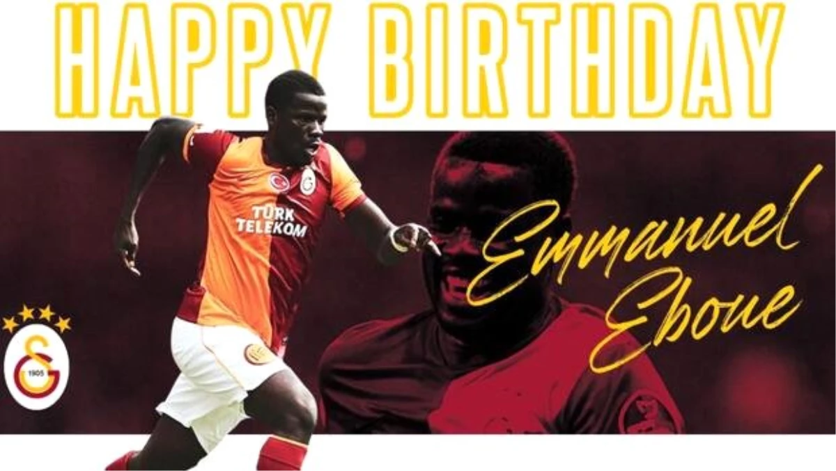 Galatasaray, Eboue\'nin doğum gününü kutladı