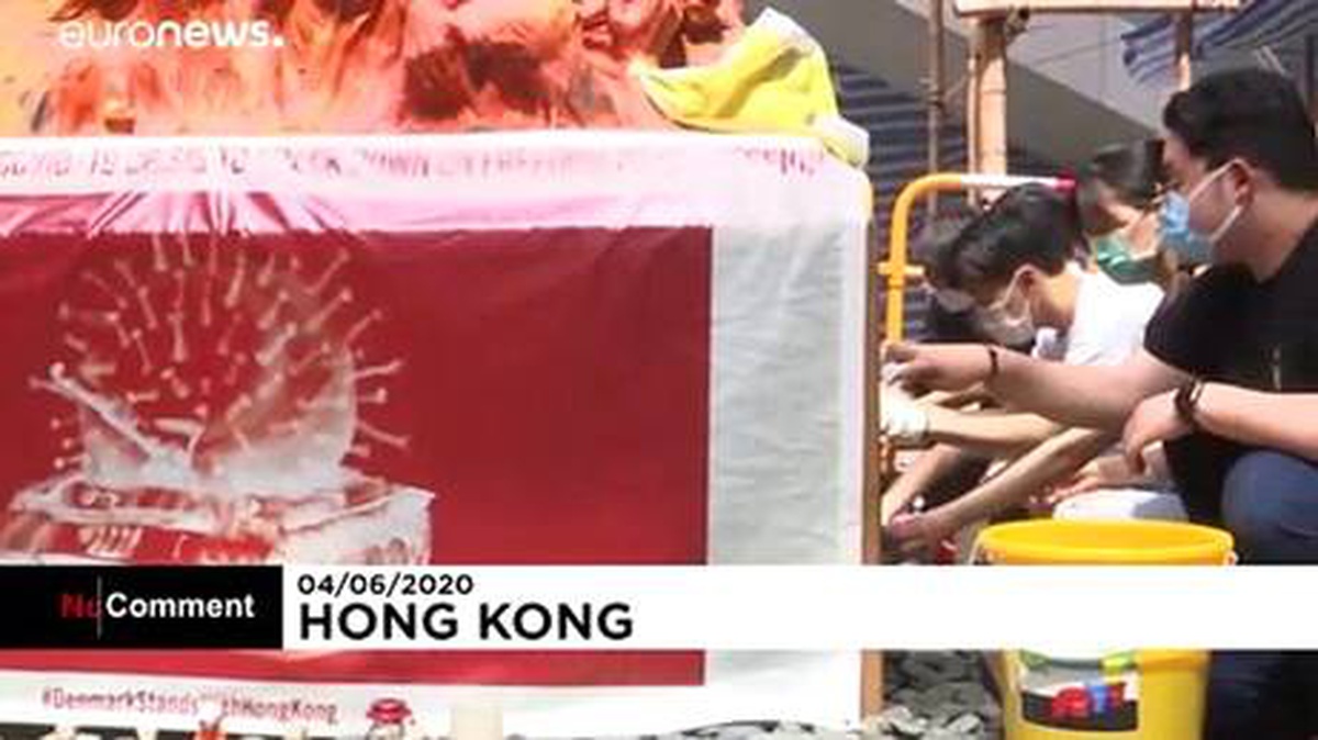 Hong Kong\'daki Utanç Sütunu\'nda Tiananmen Katliamı kurbanları anıldı