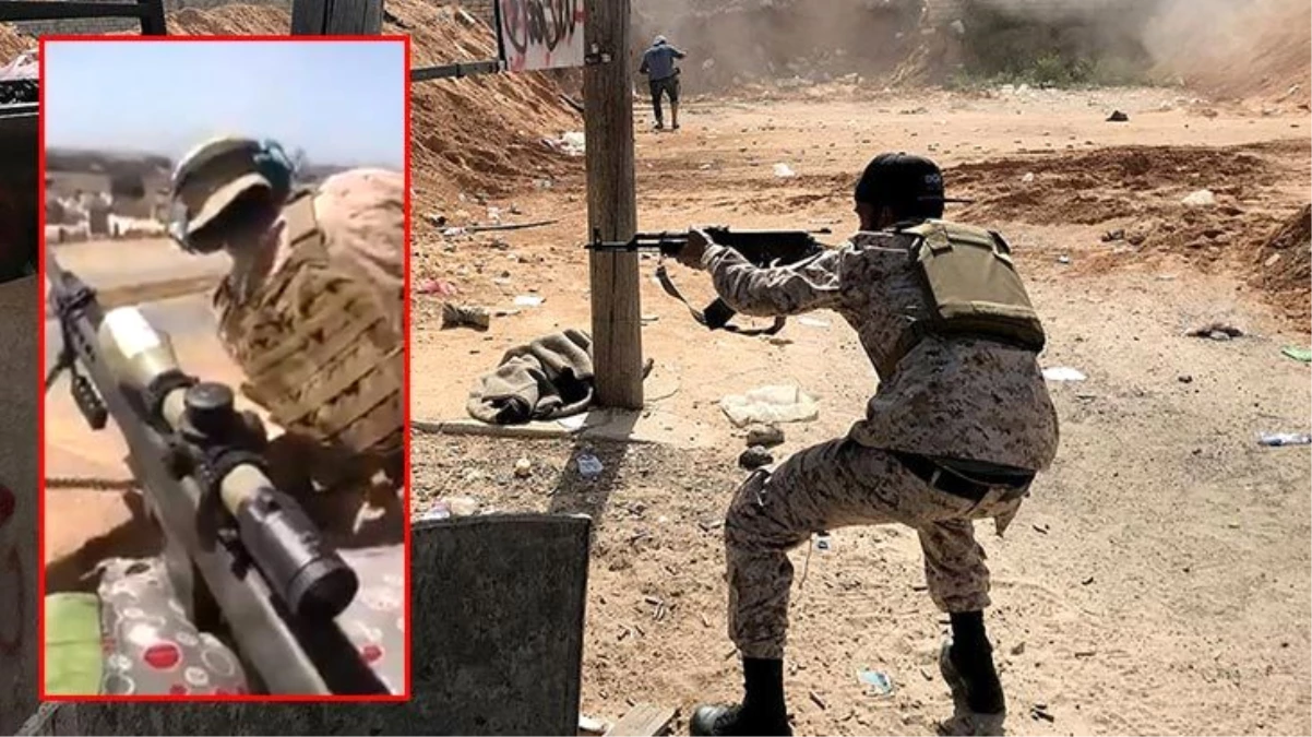 Libya\'da Hafter\'e bağlı milislerin pusuya düşürüldüğü görüntüler