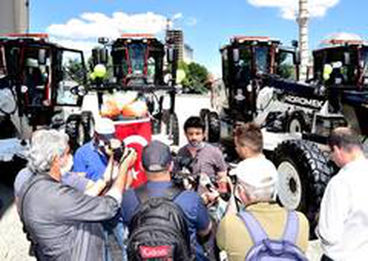 Malatya belediyesine yeni iş makineleri