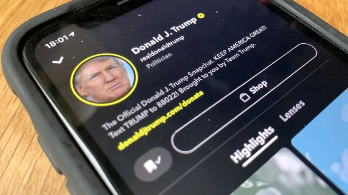 Snapchat \'ırksal şiddet\' nedeniyle Donald Trump\'ın hesabını önerilen hesaplar arasından çıkardı