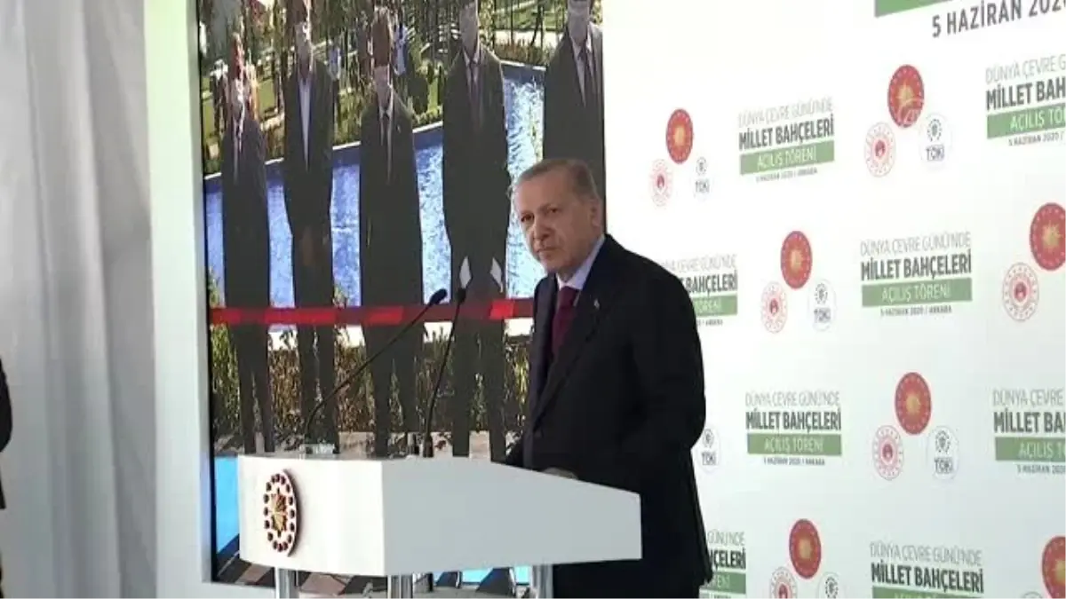 Cumhurbaşkanı Erdoğan, Samsun Millet Bahçesi açılışını yaptı