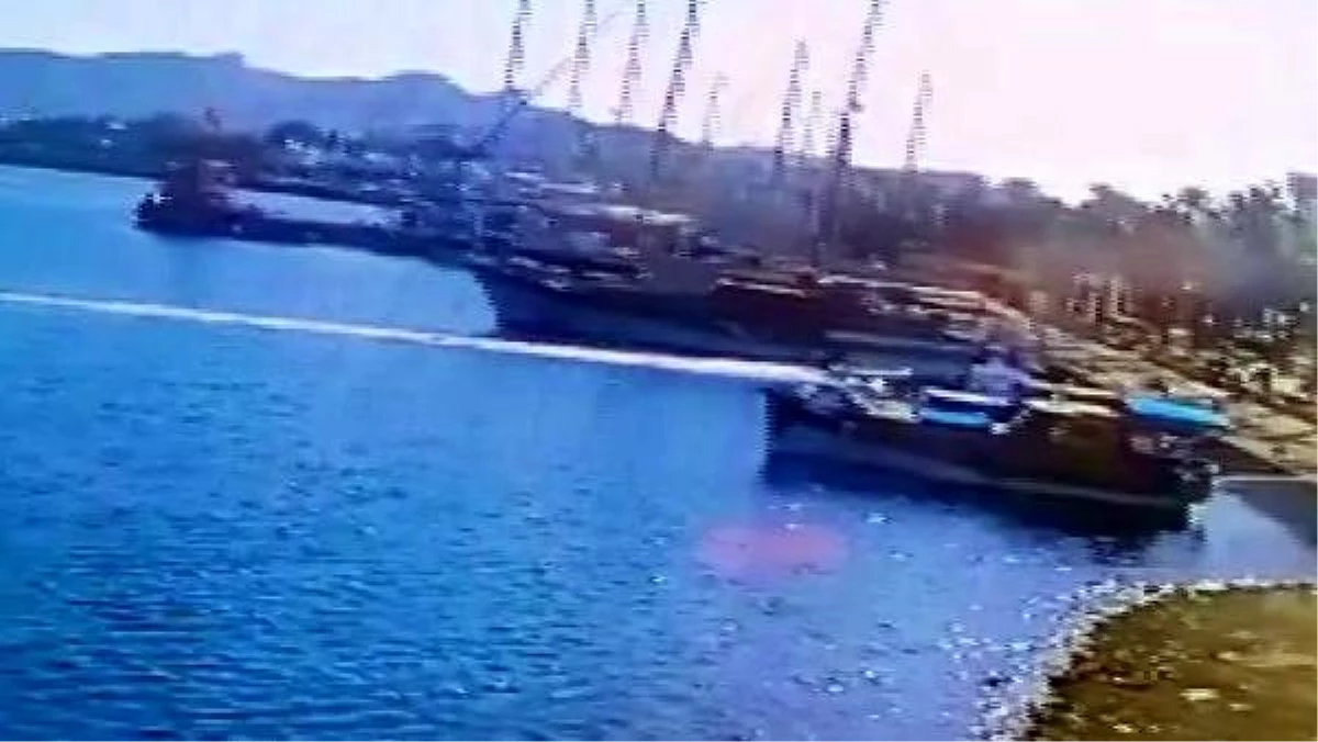 Emir\'in öldüğü denizde bot kazası kamerada