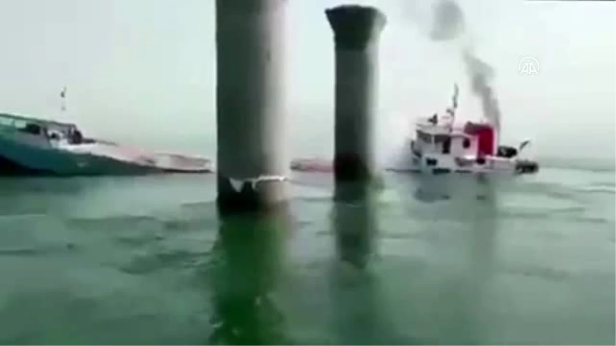 Irak karasularında batan İran gemisinde 2 kişi hayatını kaybetti - Geminin batma anı