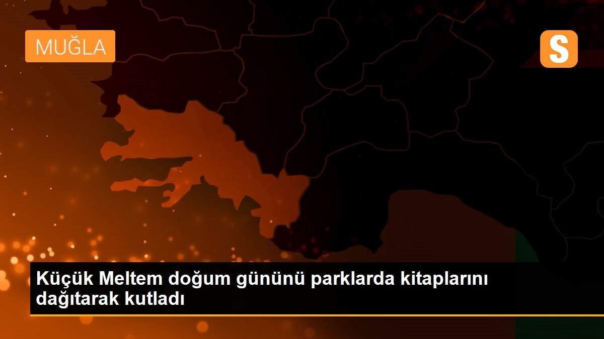 Küçük Meltem doğum gününü parklarda kitaplarını dağıtarak kutladı