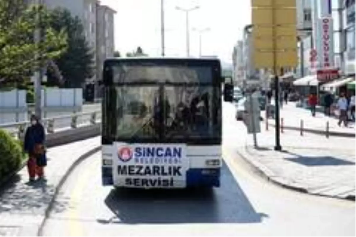 Sincan\'da ücretsiz mezarlık servisleri hizmete başladı