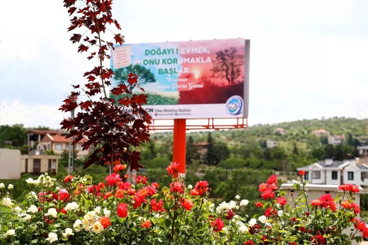 Son dakika haberleri: Talas, Çevre Günü\'nde çiçek açtı