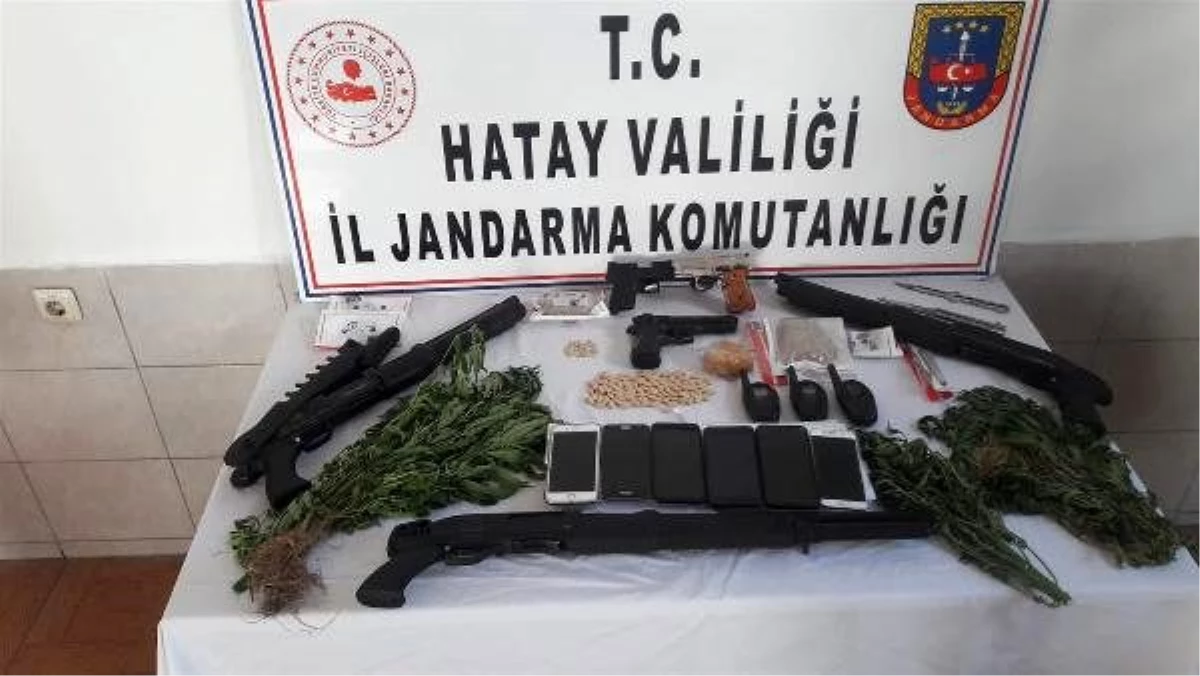 Hatay\'da uyuşturucu operasyonu: 34 gözaltı