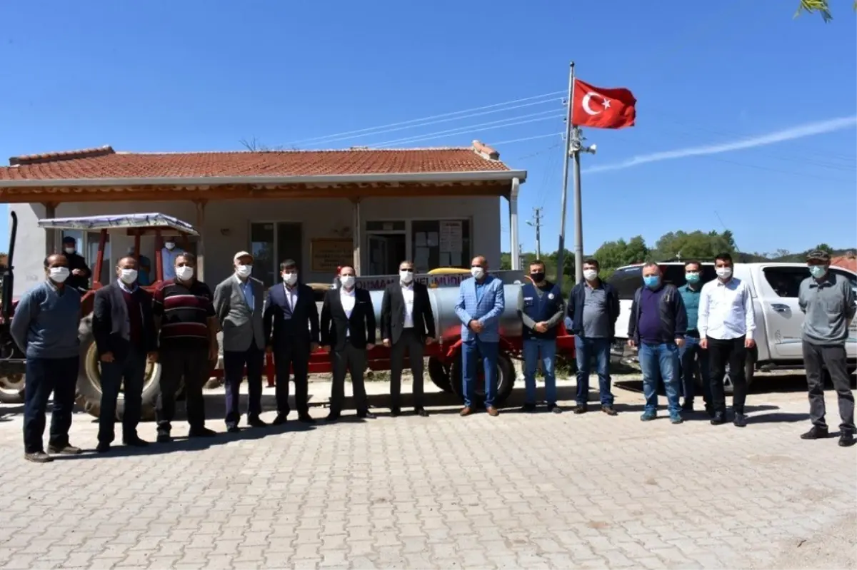 İnönü Kümbet Yeniköy\'e yangın söndürme tankeri teslim edildi