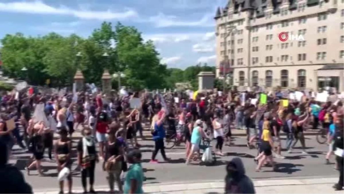 Kanada\'da binlerce kişiden ırkçılık karşıtı protesto