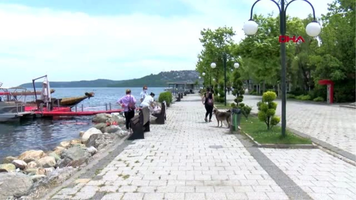 Sapanca sahili boş kaldı