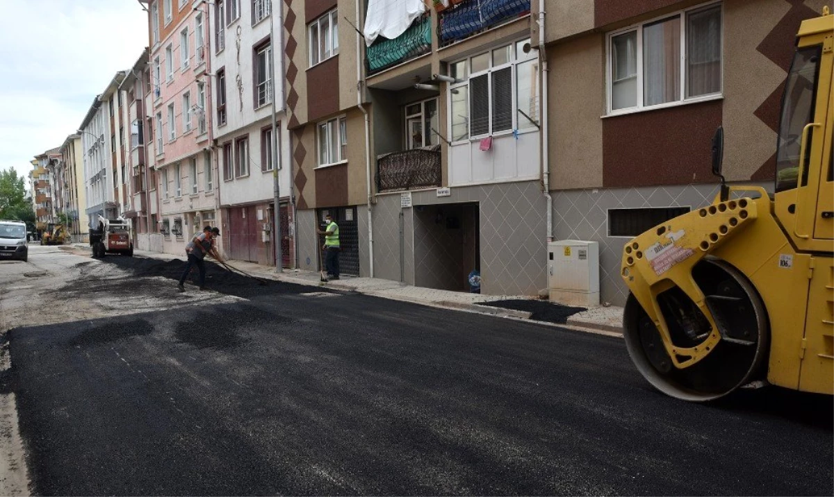 Tepebaşında üst yapı çalışmaları devam ediyor