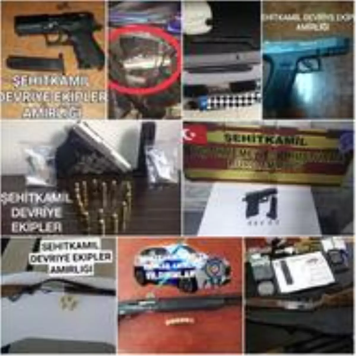 Son dakika haber: Gaziantep\'te çok sayıda tabanca, tüfek ve fişek ele geçirildi