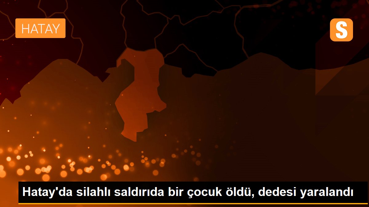 Hatay\'da silahlı saldırıda bir çocuk öldü, dedesi yaralandı