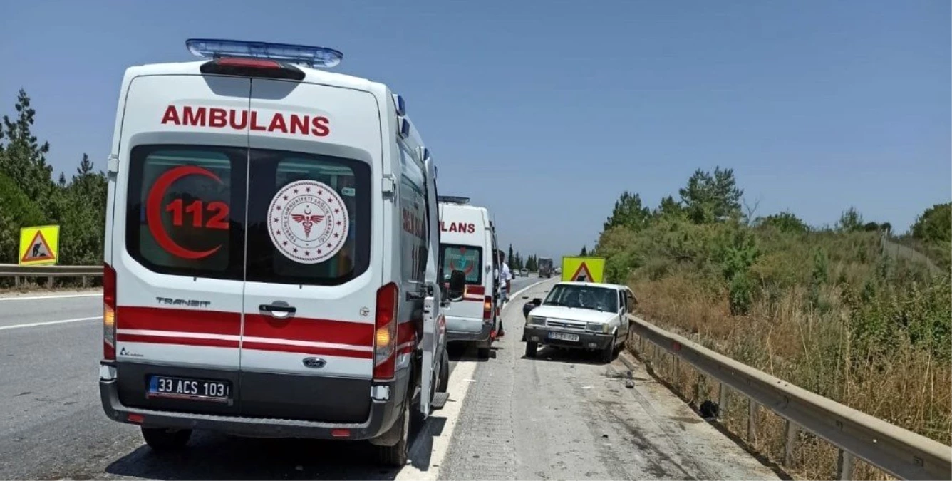 Tarsus\'ta trafik kazası: 6 yaralı