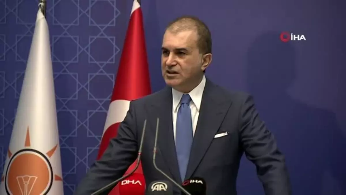 AK Parti Sözcüsü Ömer Çelik: "Hiçbir insana şiddet kabul edilemez ama kadına şiddet asla kabul...