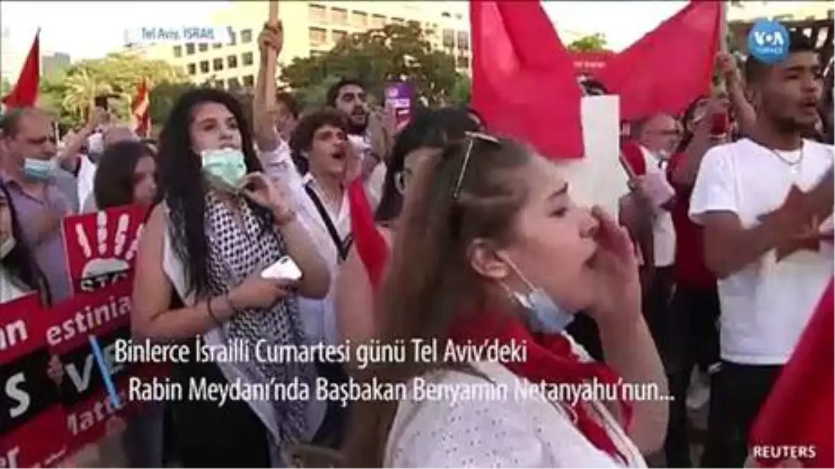 İsrailliler\'den Tel Aviv\'de İlhak Karşıtı Gösteri