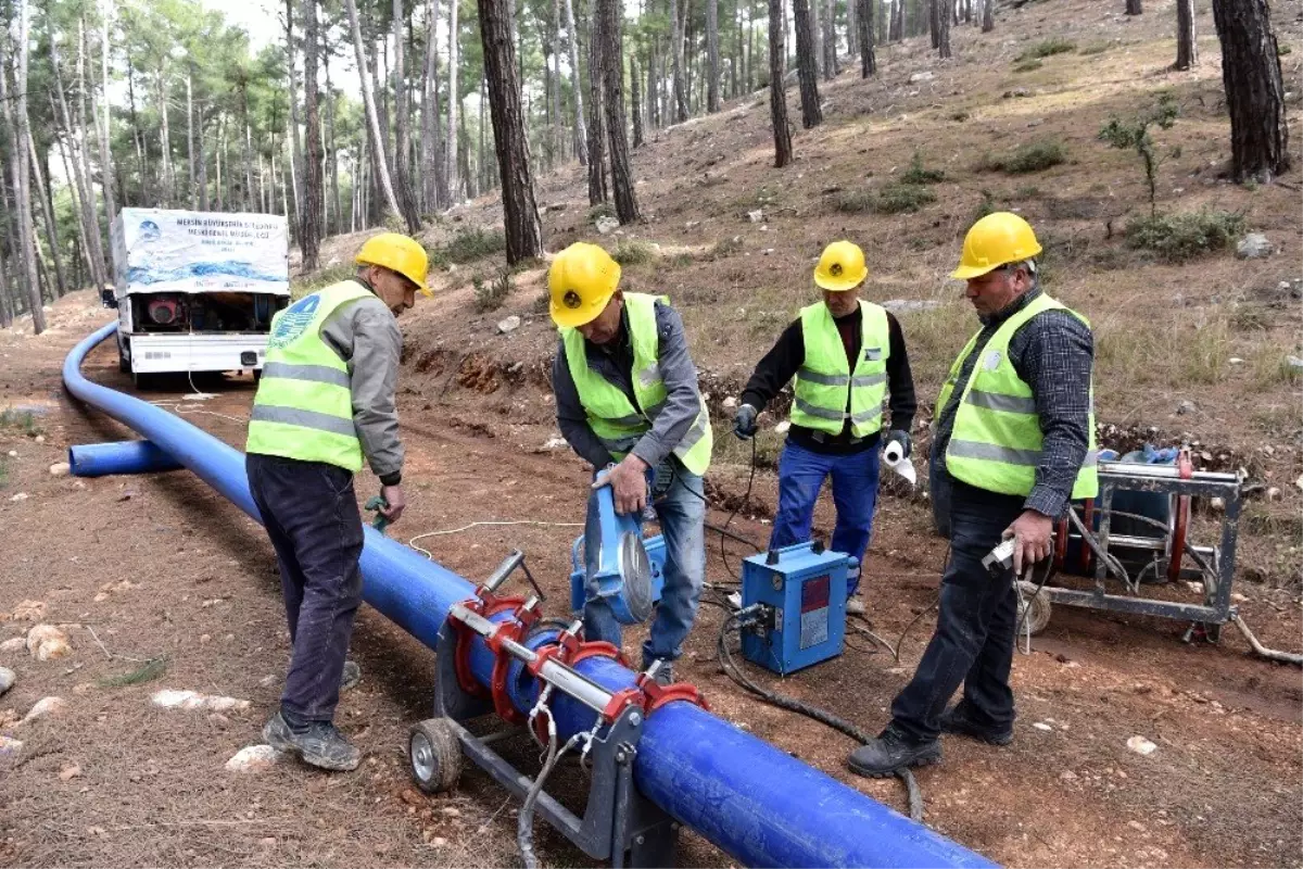 MESKİ, 14 ayda 355 kilometre içme suyu hattı döşedi