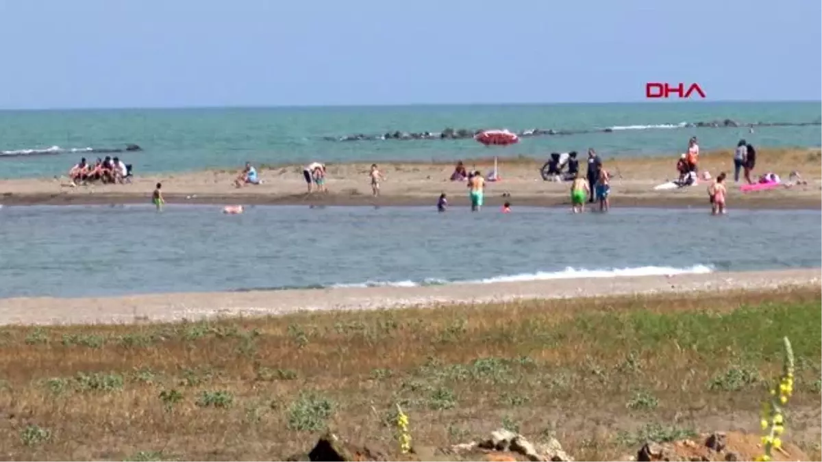 SAMSUN Karadeniz\'in en uzun sahiline akın ediyorlar