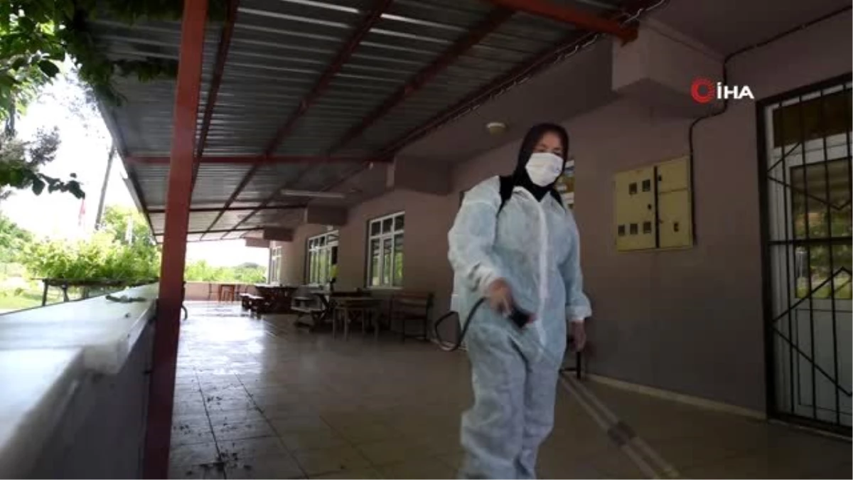 Karesi Belediyesinden kırsalda dezenfekte çalışması