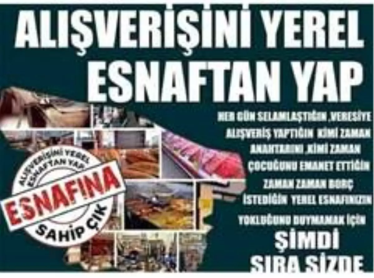 Köşk Esnaf Odası\'ndan \'Yerel esnafa sahip çık\' kampanyası