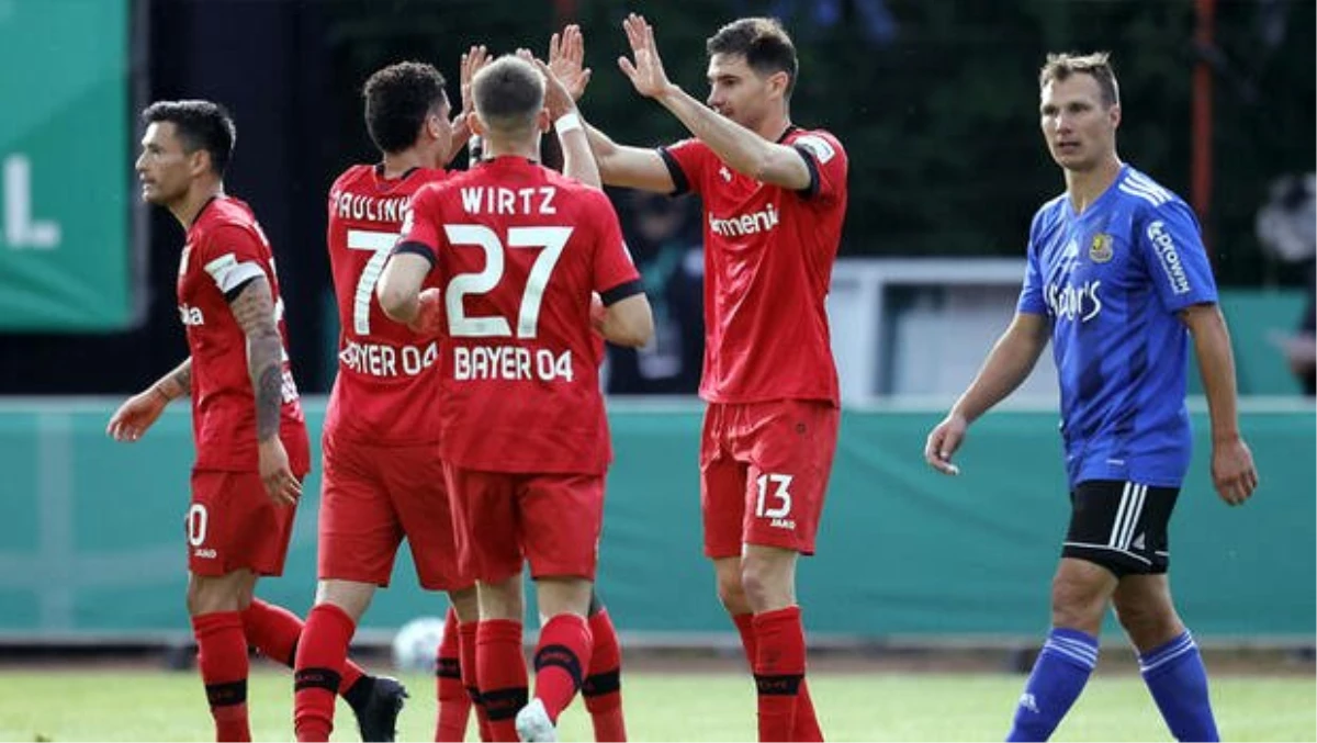 Almanya Kupası\'nda ilk finalist Bayer Leverkusen oldu