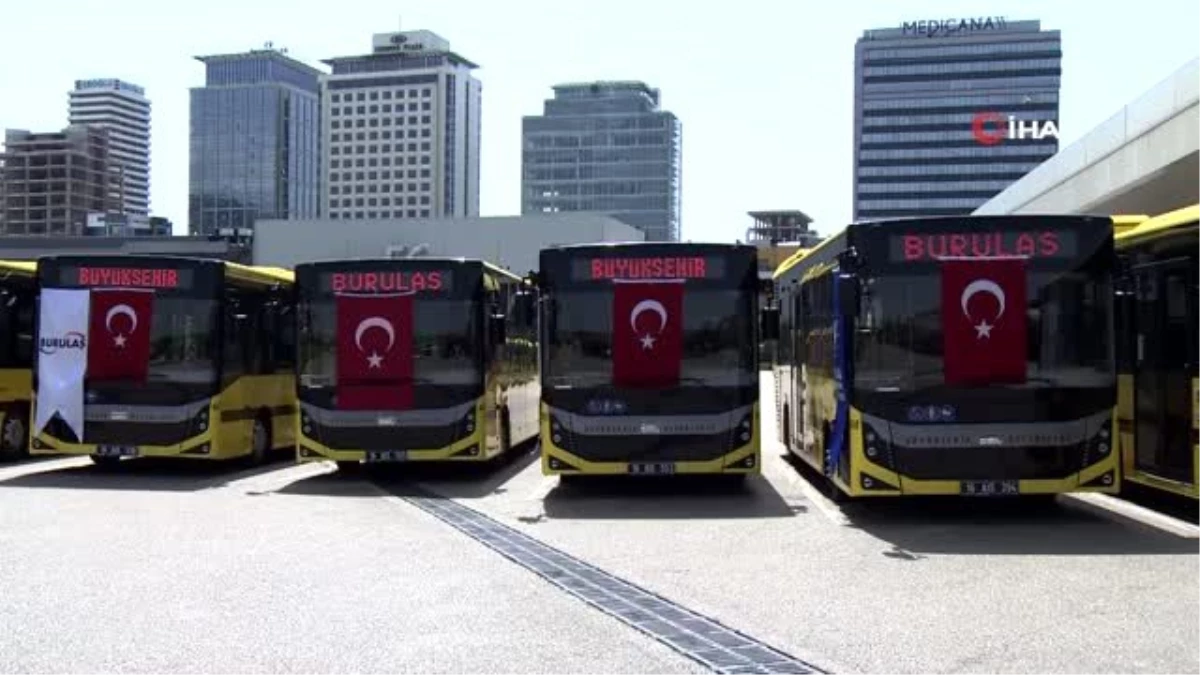 Bursa\'nın otobüs filosu yenilenerek gençleşti