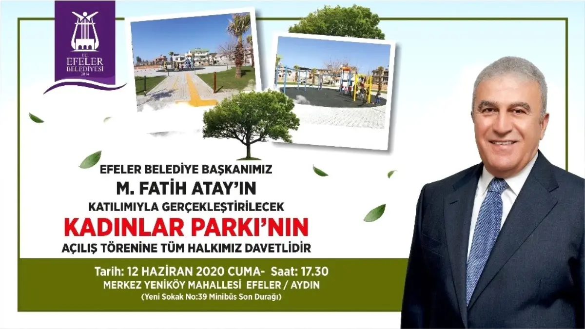 Efeler\'de Kadınlar Parkı açılıyor