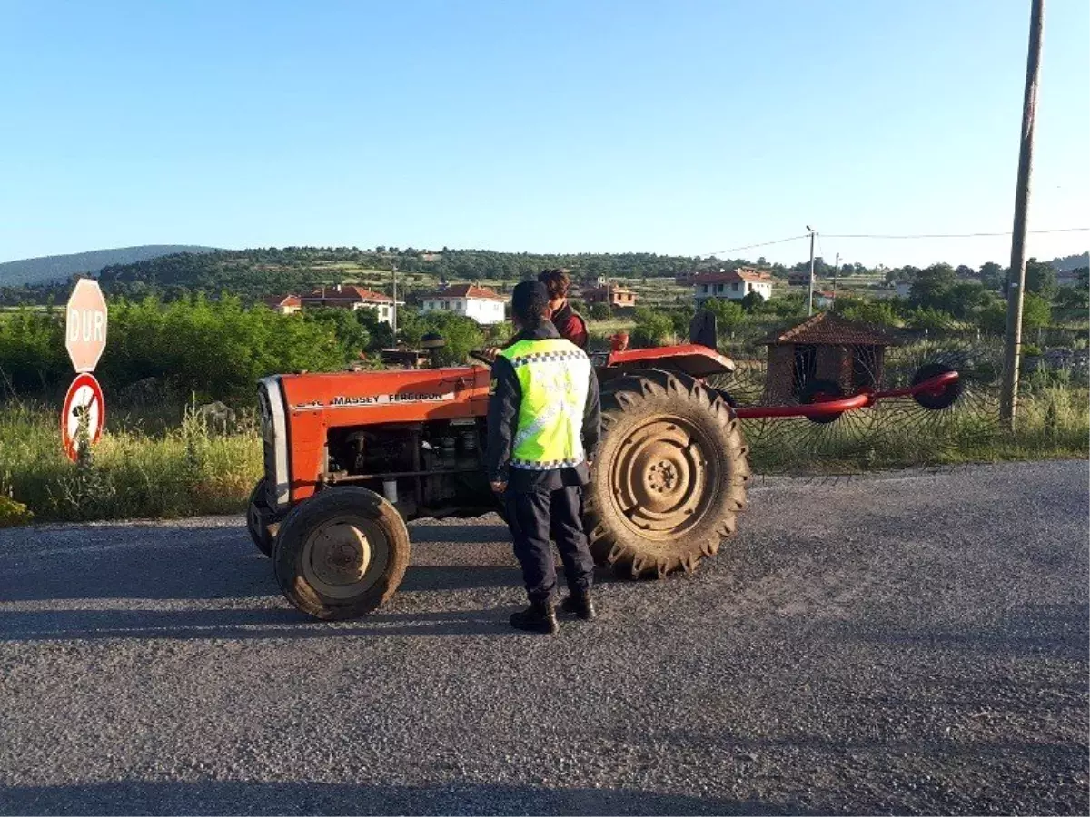 Jandarma zirai araçları denetledi