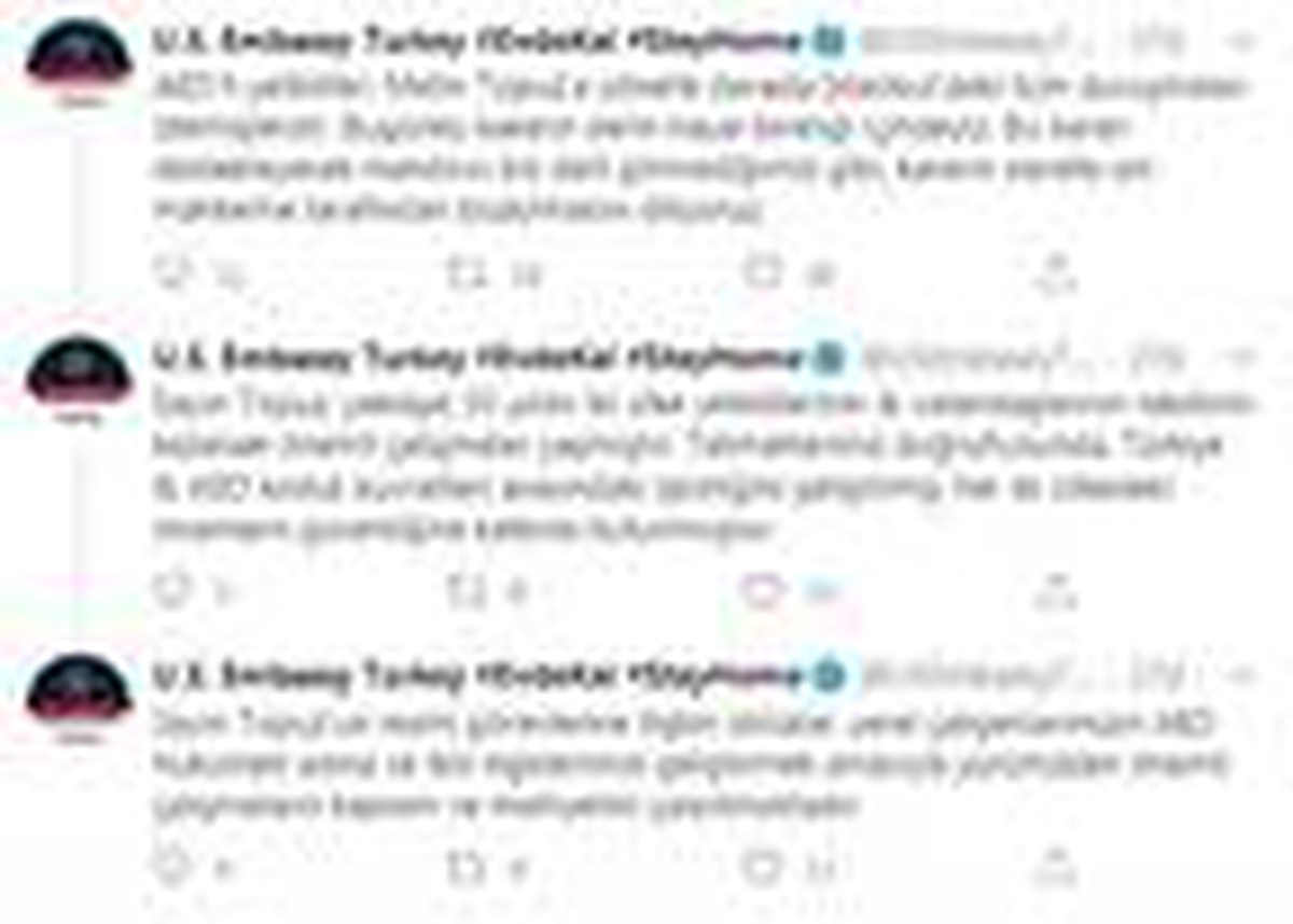 ABD\'nin Ankara Büyükelçiliği\'nden \'Metin Topuz\' açıklaması
