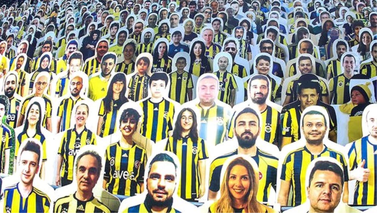 Fenerbahçe Kulübü, Ülker Stadı\'na taraftar kartonetleri yerleştirdi