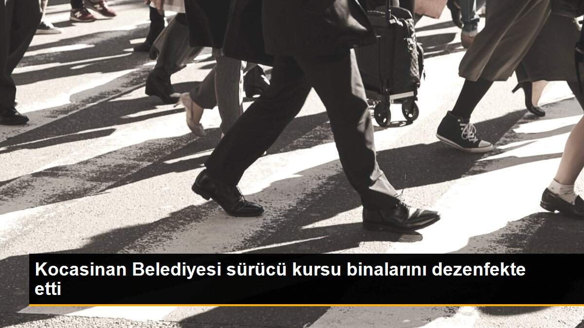 Kocasinan Belediyesi sürücü kursu binalarını dezenfekte etti