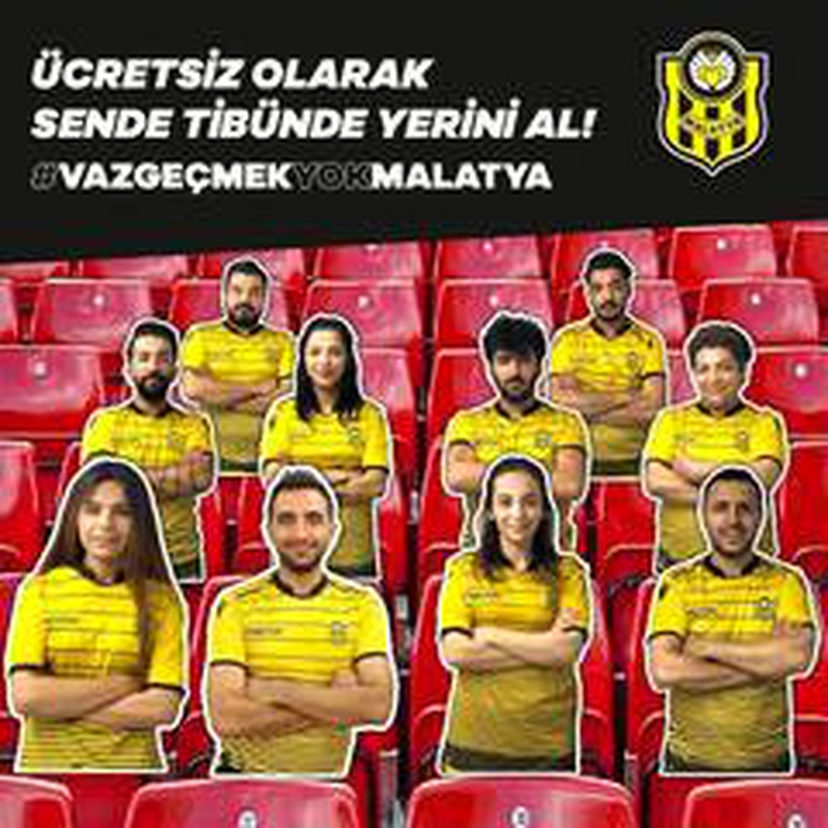 Yeni Malatyaspor\'dan ücretsiz karton taraftar uygulaması