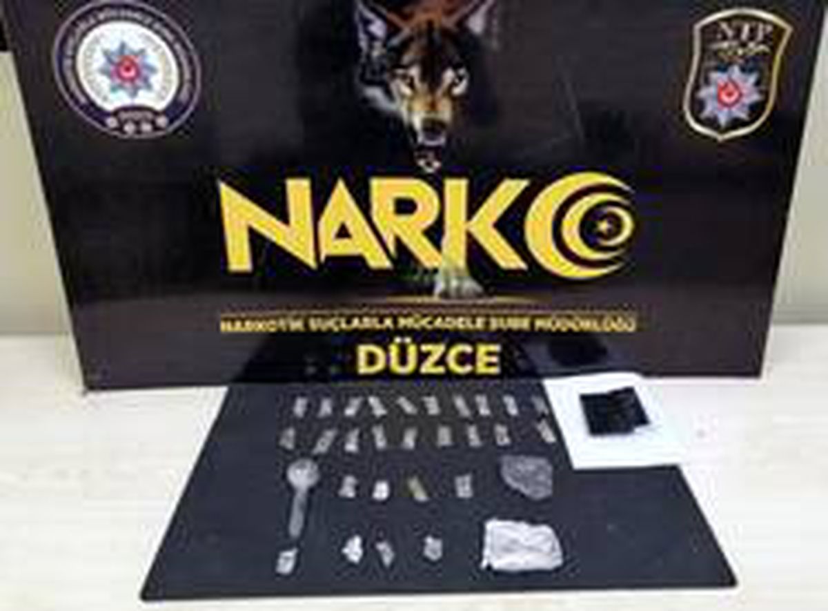 Düzce Polisinden uyuşturucu operasyonu
