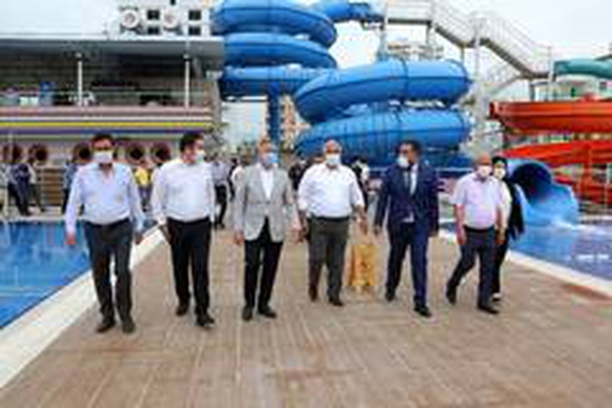 Erdemli\'de aquapark açıldı