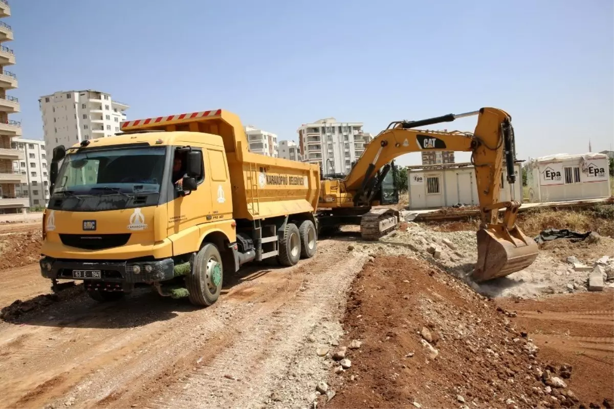 Karaköprü\'ye yeni yollar kazandırılıyor