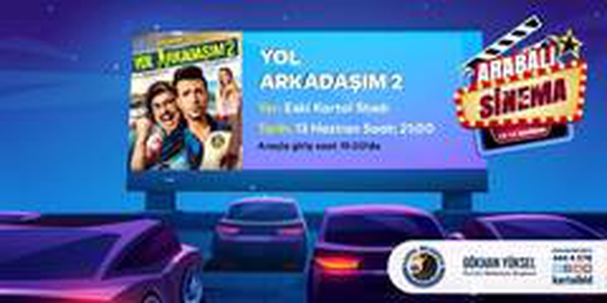 Kartal Belediyesi\'nden arabalı sinema nostaljisi