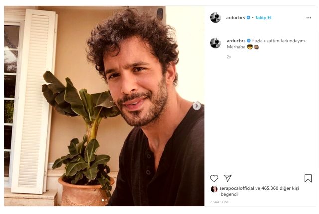 Yakışıklı oyuncu Barış Arduç, yeni imajını Instagram hesabından paylaştı