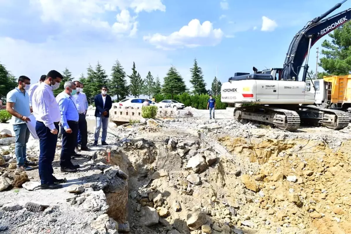 Yeşilyurt Şahin Tepesi Tesislerinin yapım işi başladı