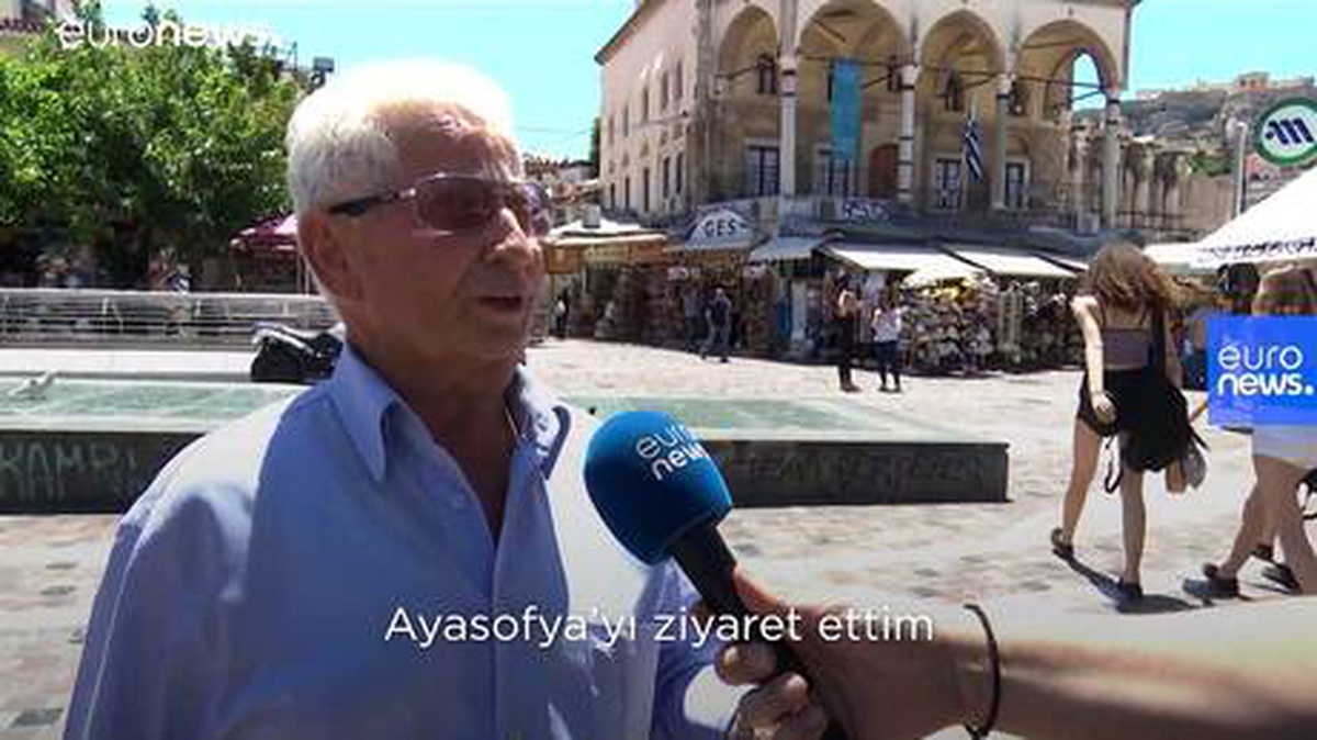 Yunan halkı Ayasofya\'nın camiye dönüştürülmesi ile ilgili ne düşünüyor?