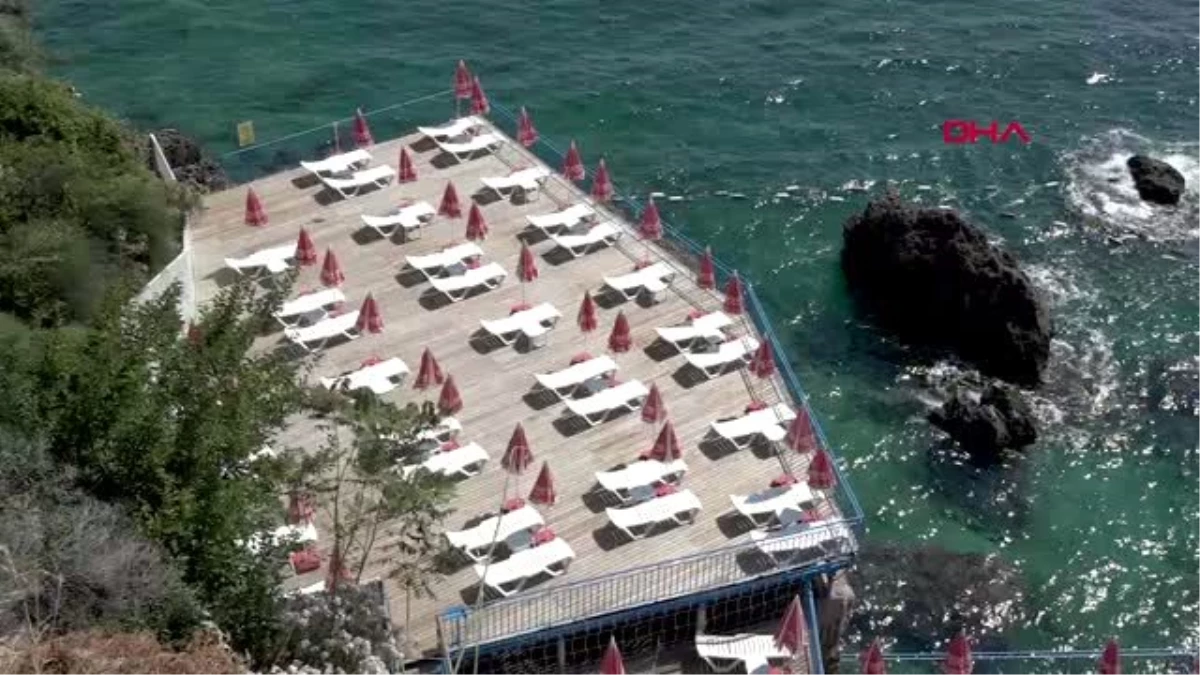 Son dakika güncel: Antalya Lara\'daki Falez plajları Pazartesi açılıyor