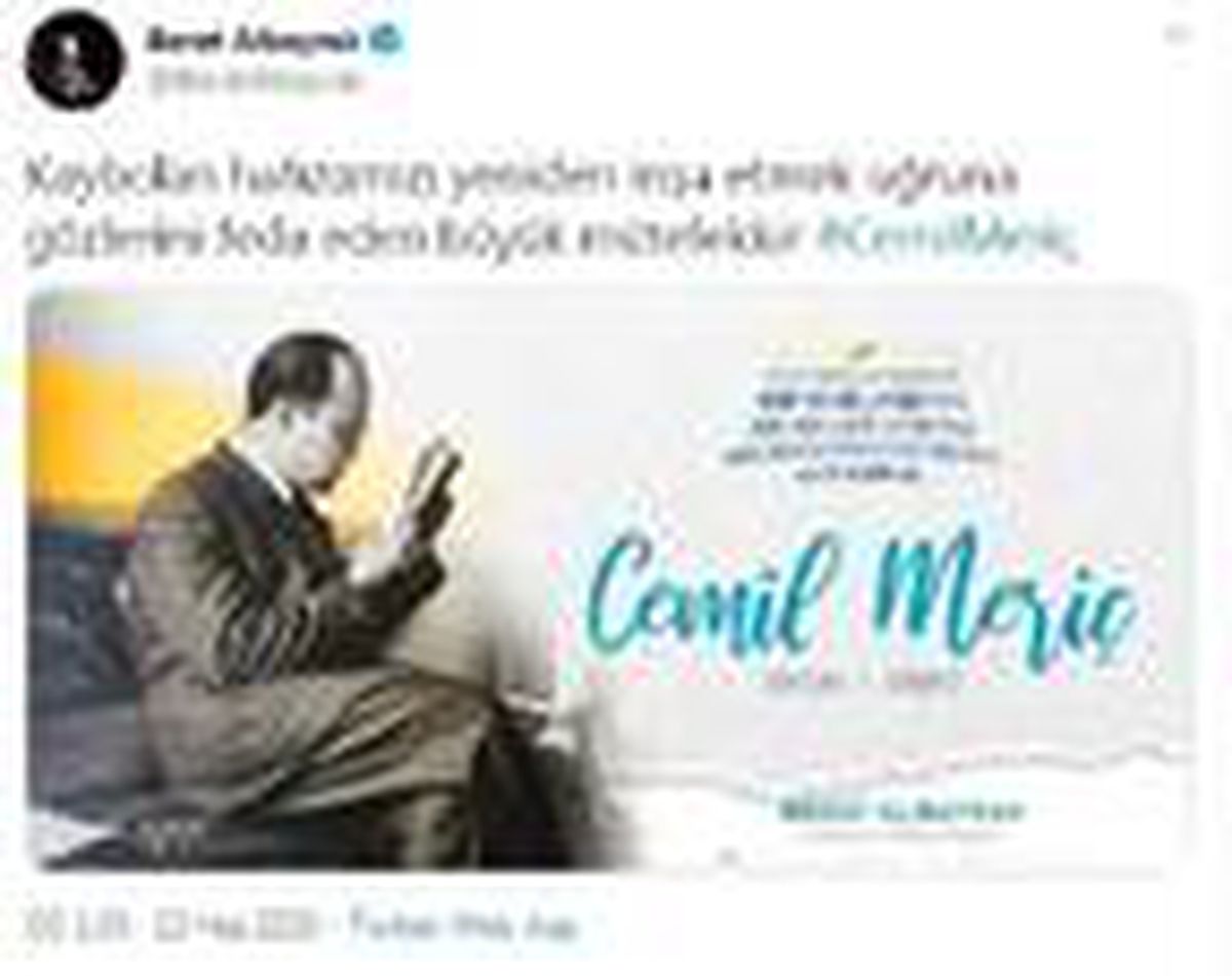 Bakan Albayrak\'tan, \'Cemil Meriç\' paylaşımı