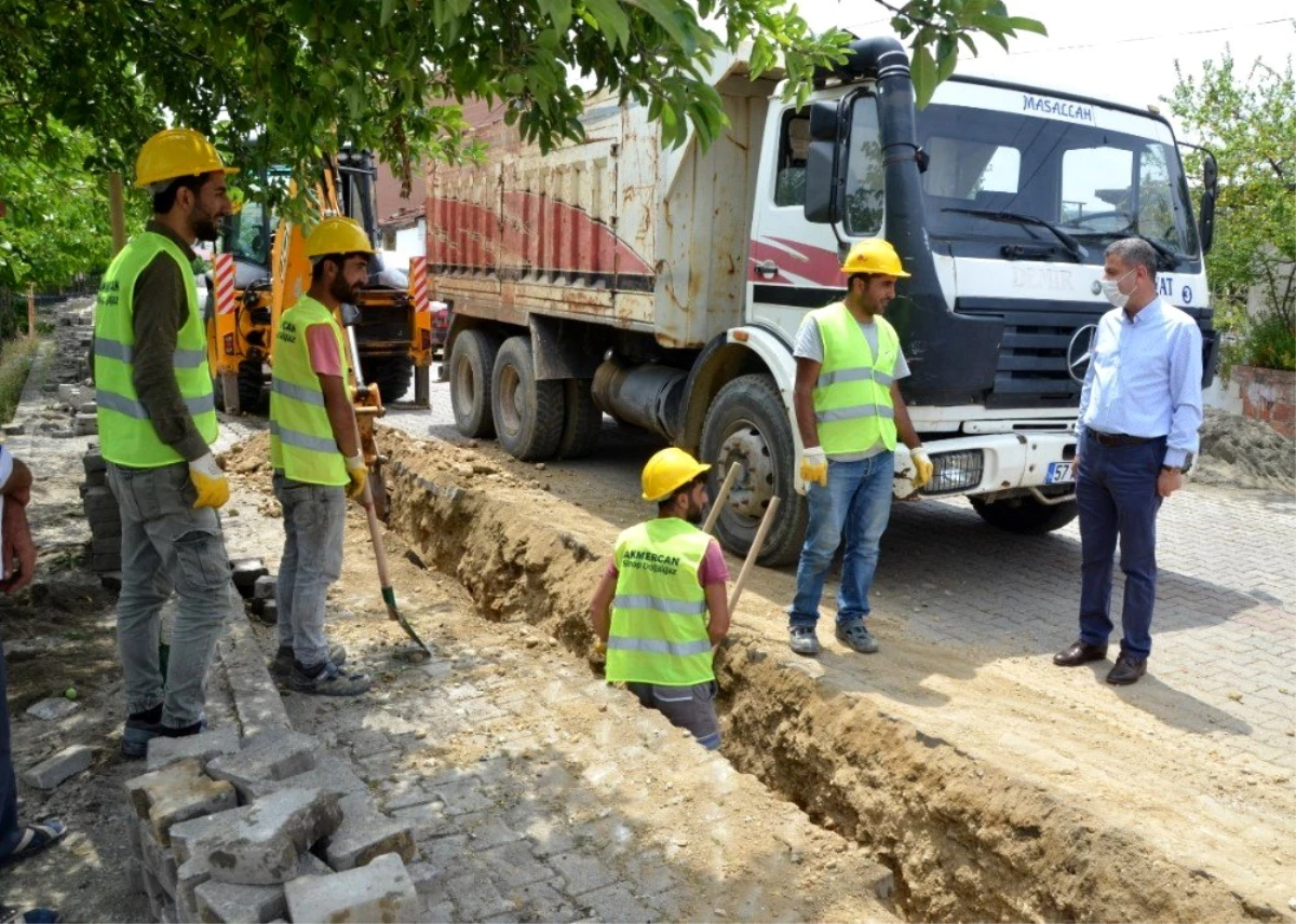 Boyabat\'ta doğal gaz çalışmaları yeniden başladı