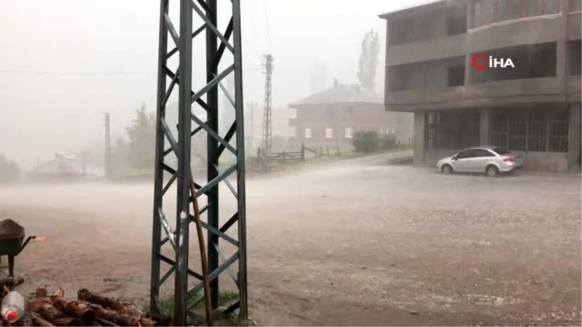 Sivas\'ta yağmur ve dolu etkisini sürdürüyor